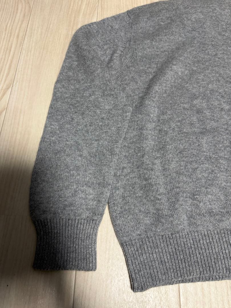 【美品】GUCCI グッチ カシミア タートルネックセーター グレー M