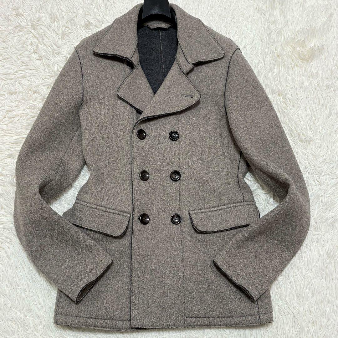 美品✨ Lサイズ アルマーニコレツィオーニ ウール ダブルブレスト コート