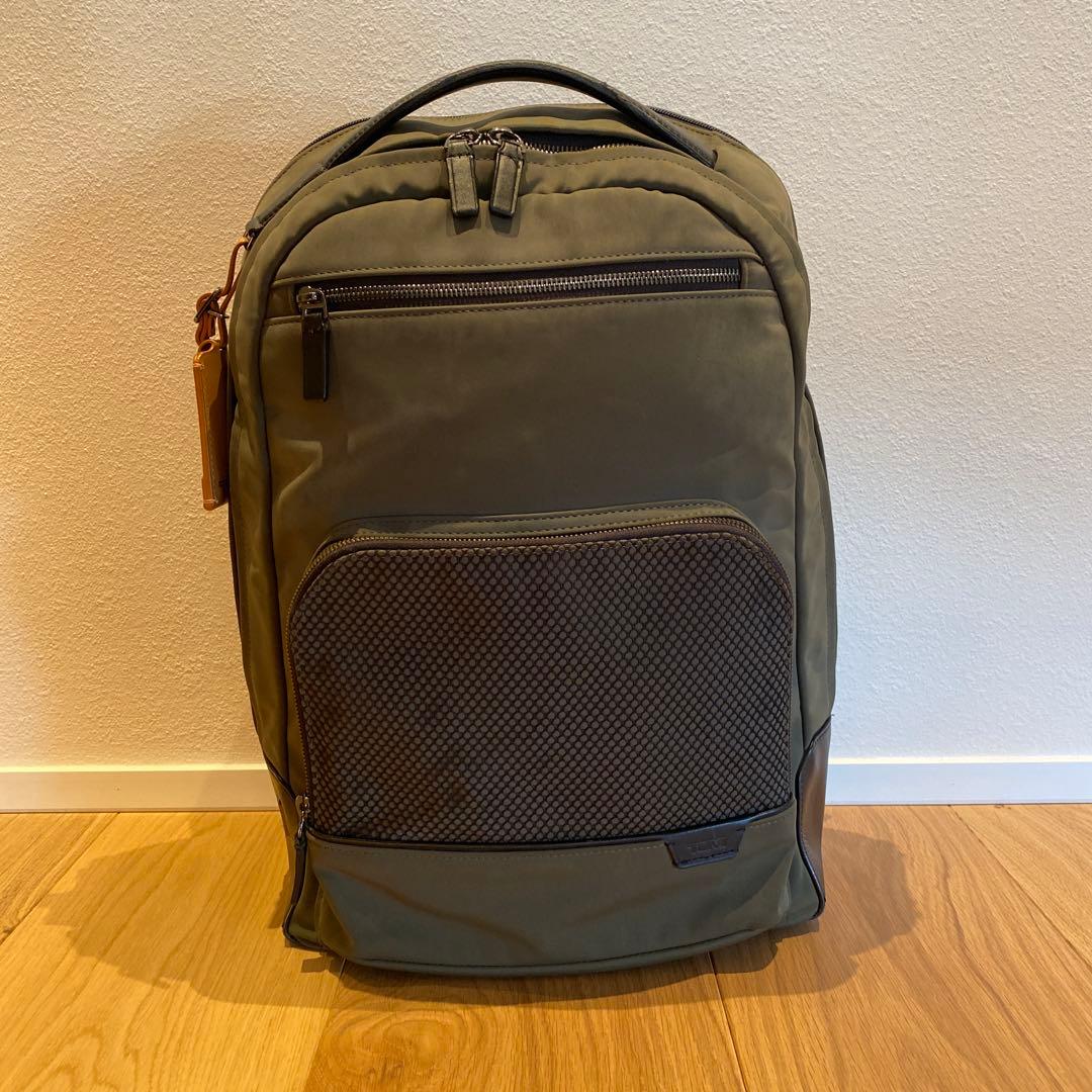 TUMI トゥミ　ウォレン　ハリソン限定カラー　オリーブグリーン