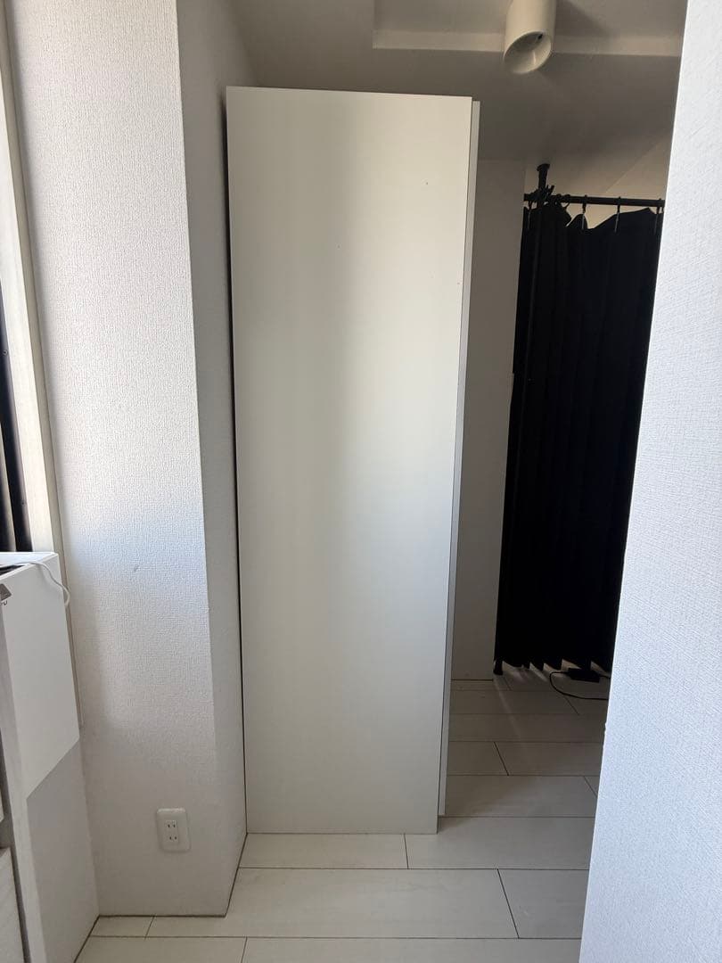 IKEA PAX ワードローブ キャビネット ミラー扉付き ホワイ50cm幅