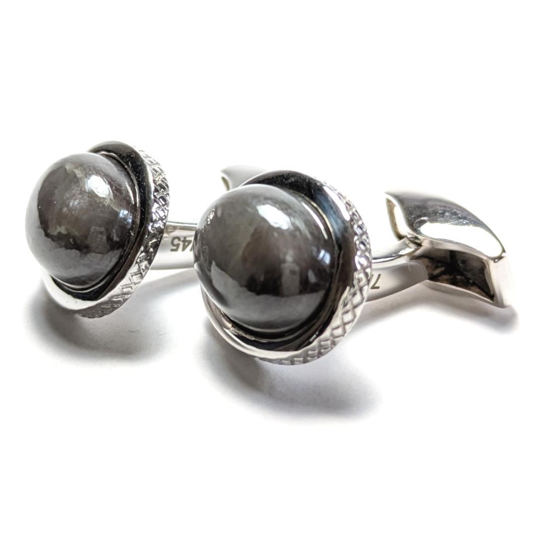 tac121 世界限定45点 タテオシアン カフリンクス シルバー925 天然石