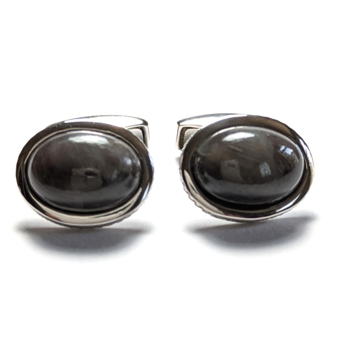 tac121 世界限定45点 タテオシアン カフリンクス シルバー925 天然石