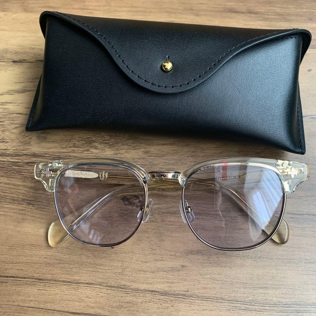 p*n様 FOREMOST フリップアップ　クリアフレーム サングラス ケース付