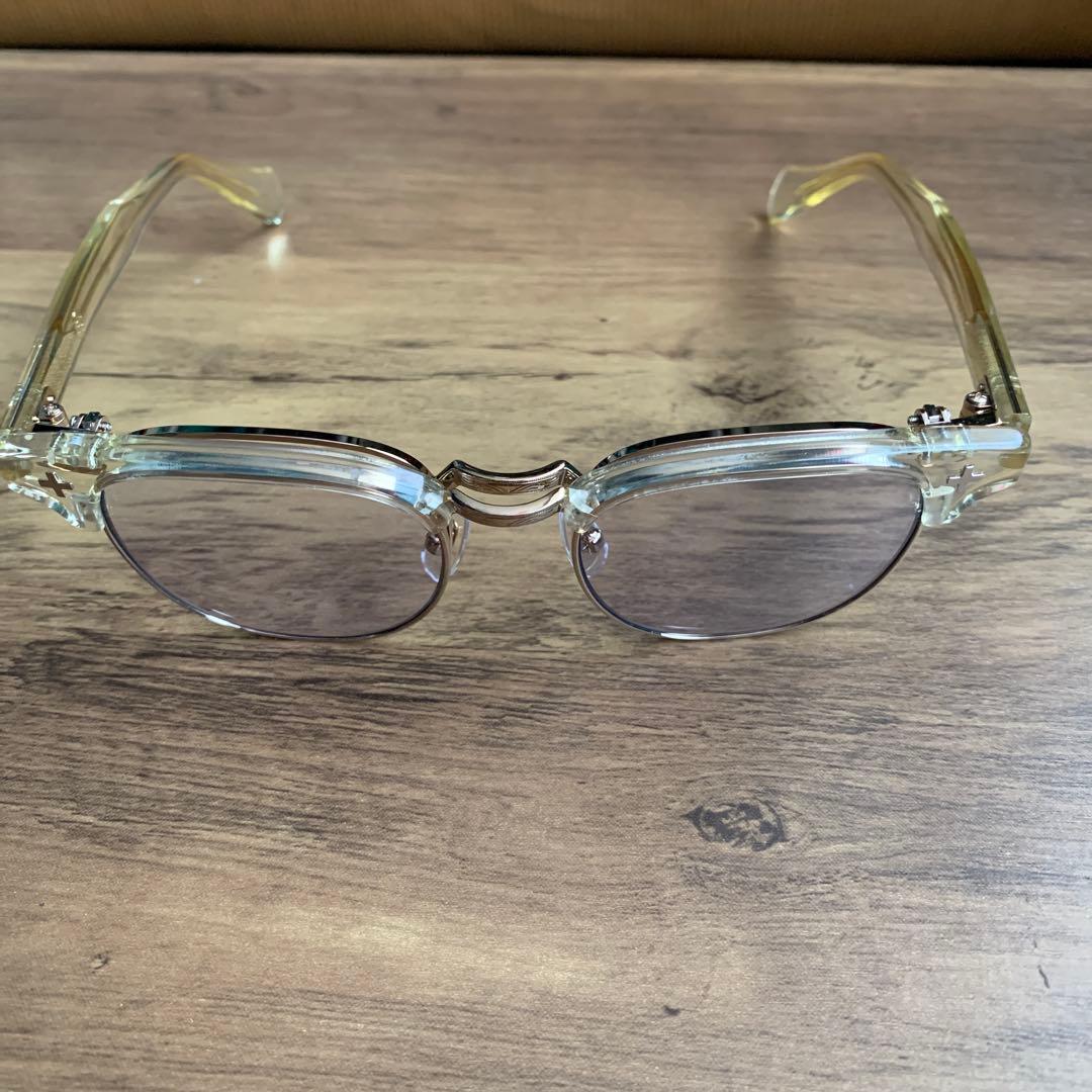 p*n様 FOREMOST フリップアップ　クリアフレーム サングラス ケース付