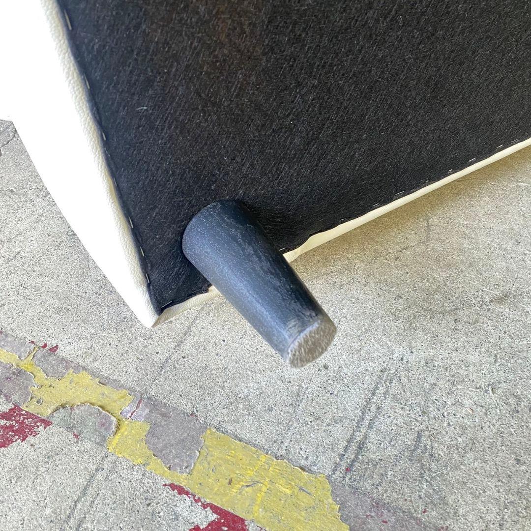 G290\" NITORI N-SHIELD 2シーター レザー ソファ ホワイト