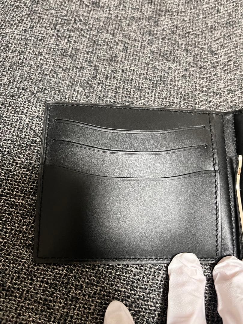 BERLUTI レザー 二つ折り財布　マネークリップ