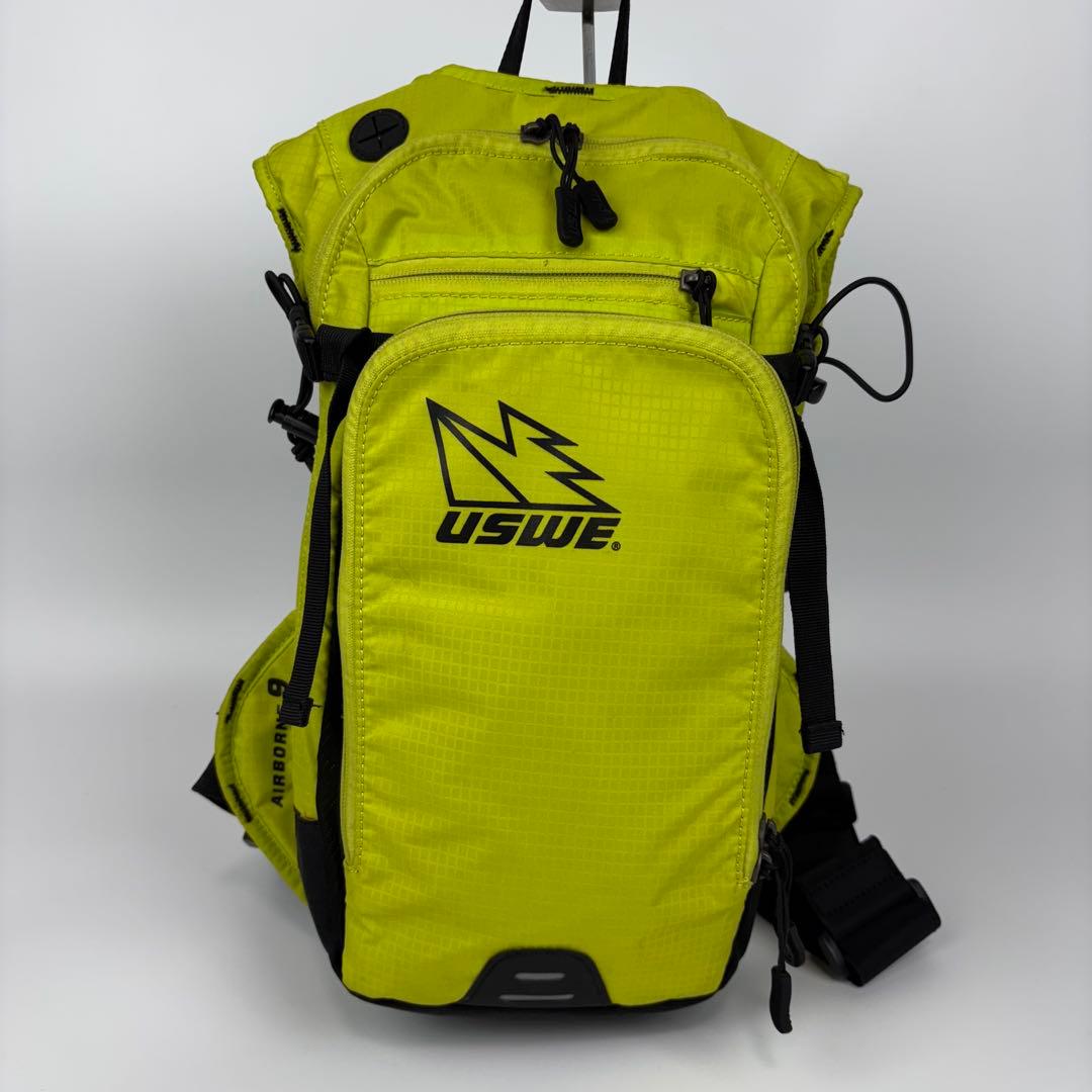 美品✨USWE AIR BORNE9 サイクルバッグ リュック 超軽量 イエロー