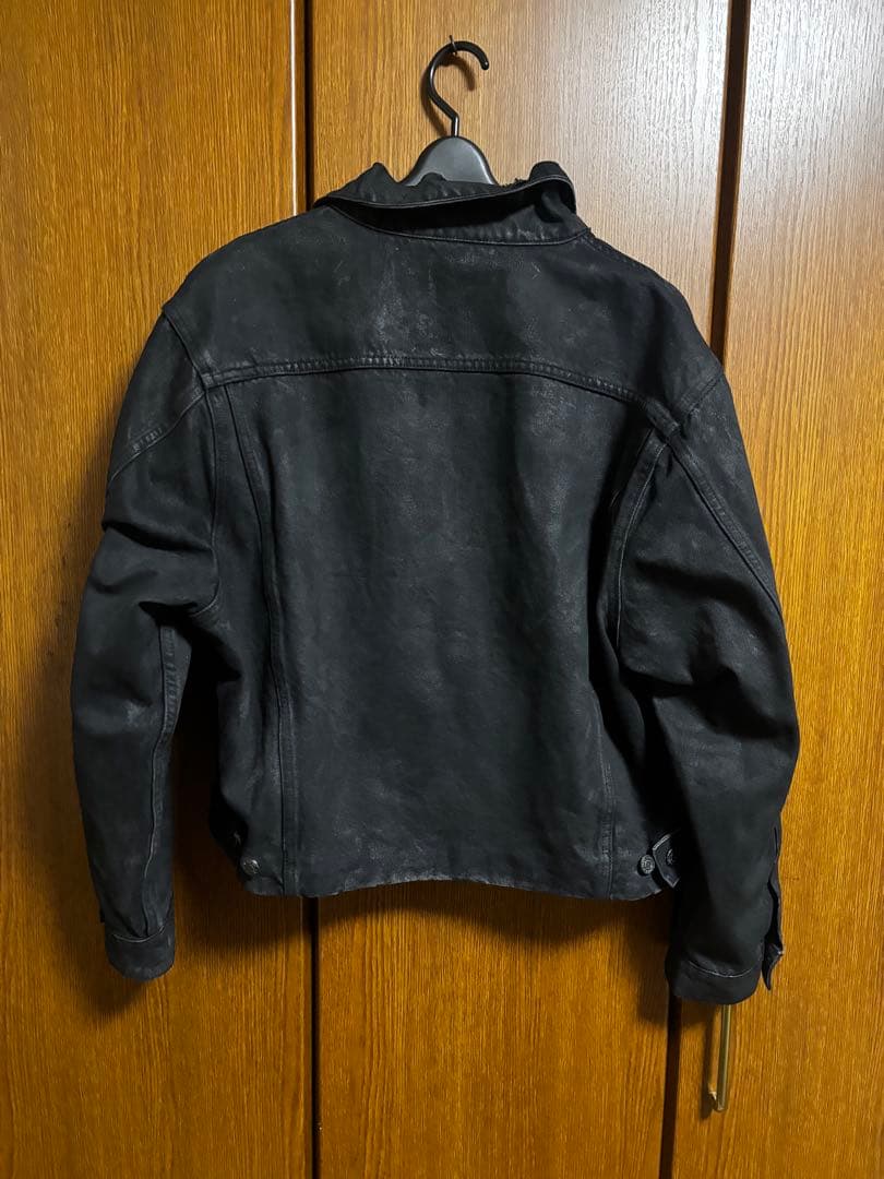 ワックスデニムジャケット ブラックデニムジャケット wax