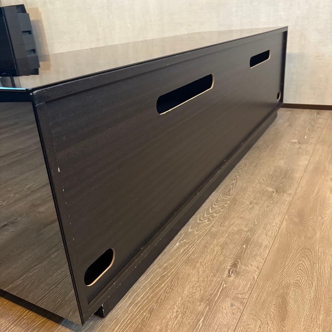 早い者勝ち⭐︎ダークミラーガラス張り テレビボード W150cm