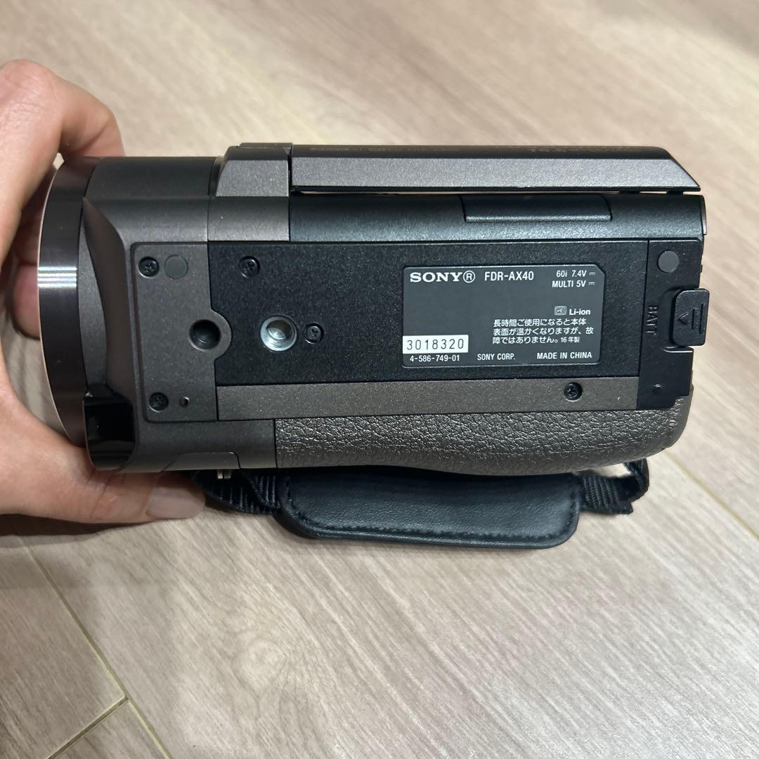 SONY FDR-AX40 4K ハンディカム ビデオカメラ