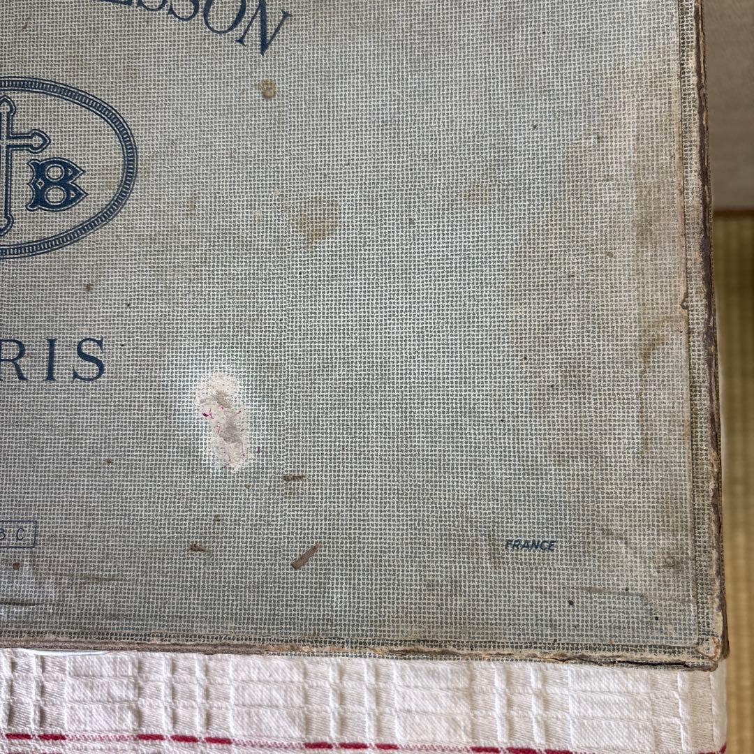 フランスアンティーク　カルティエブレッソン　ペーパーボックス　中箱入り　取手付き