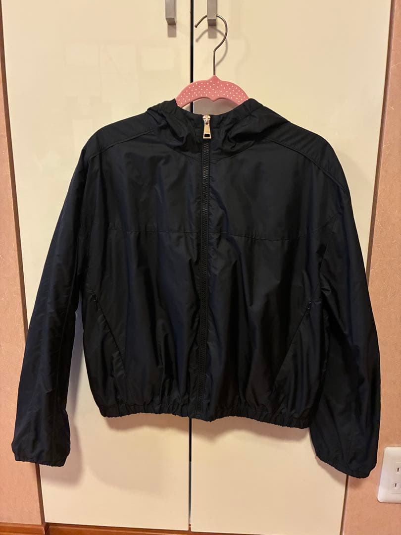 【1度使用】モンクレール　12A ブラック　ナイロン　ジャケット　大人も着れる