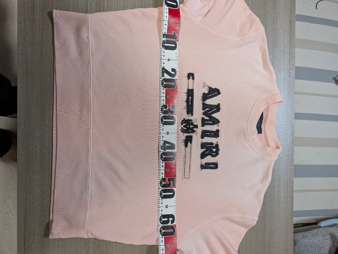 AMIRI アミリ　ロゴスウェット　ダメージ加工　Sサイズ