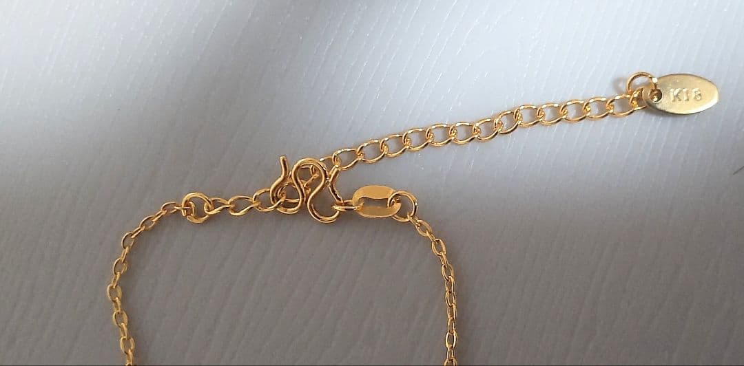 ゴールド k18金 ネックレス 大人気 40cm+5cmアジャスト k18刻印有
