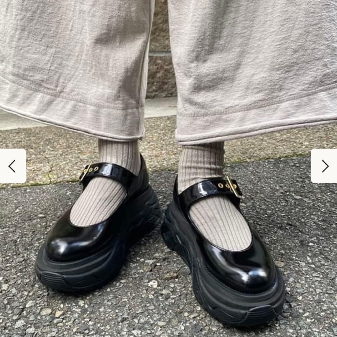 【美品】Ray BEAMS ボリュームソール メリージェーン 24cm