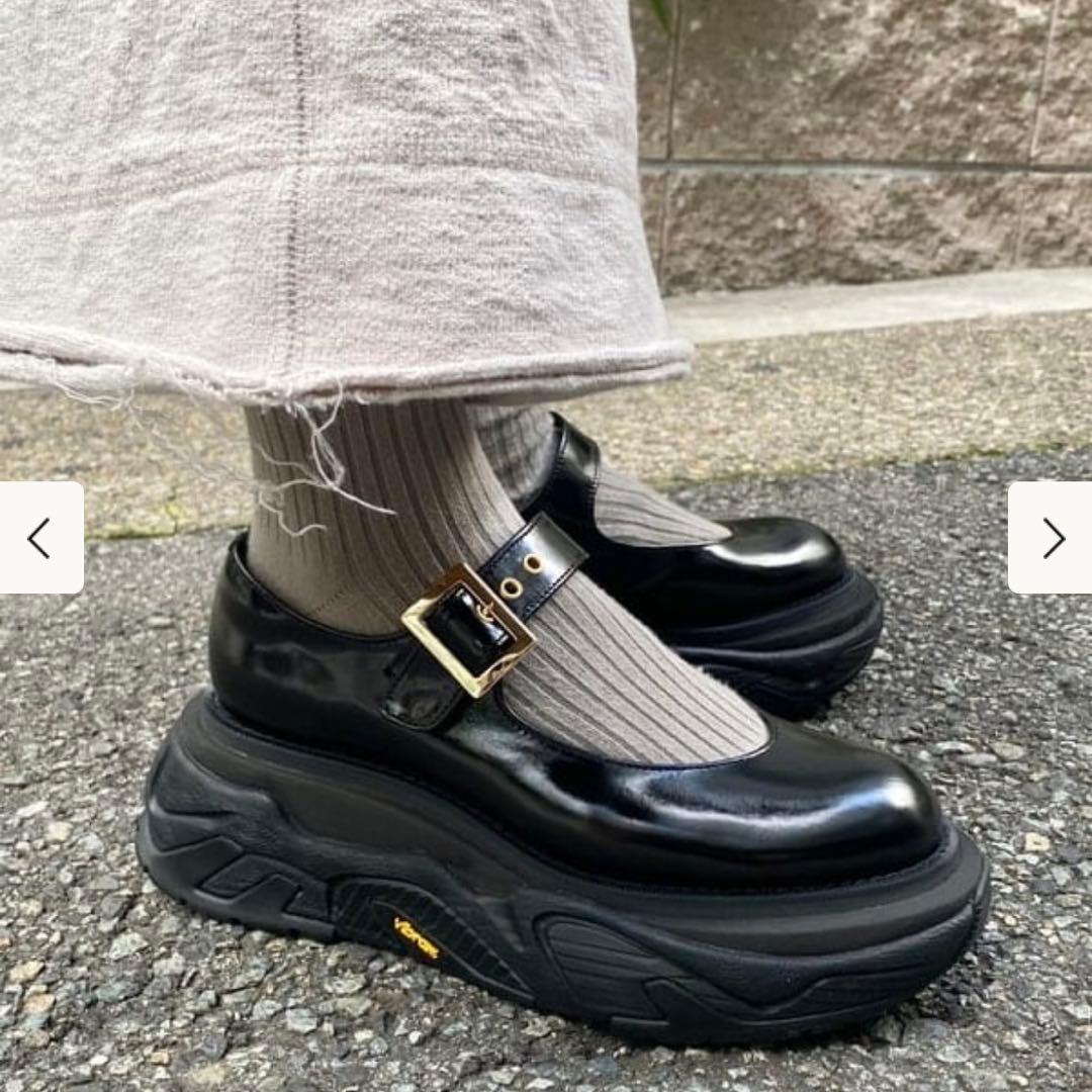 【美品】Ray BEAMS ボリュームソール メリージェーン 24cm