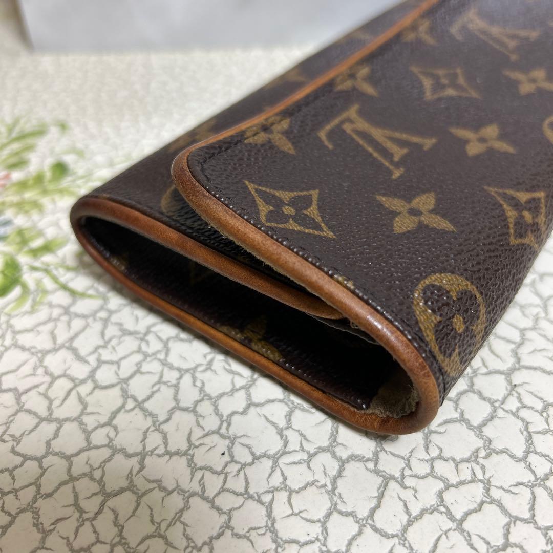 【LOUIS VUITTON】 ポシェットツイン モノグラム クラッチバッグ