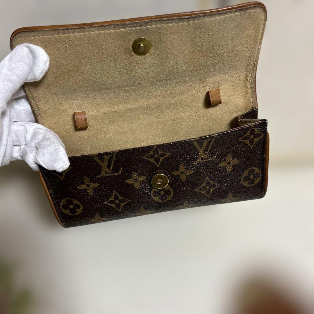 【LOUIS VUITTON】 ポシェットツイン モノグラム クラッチバッグ