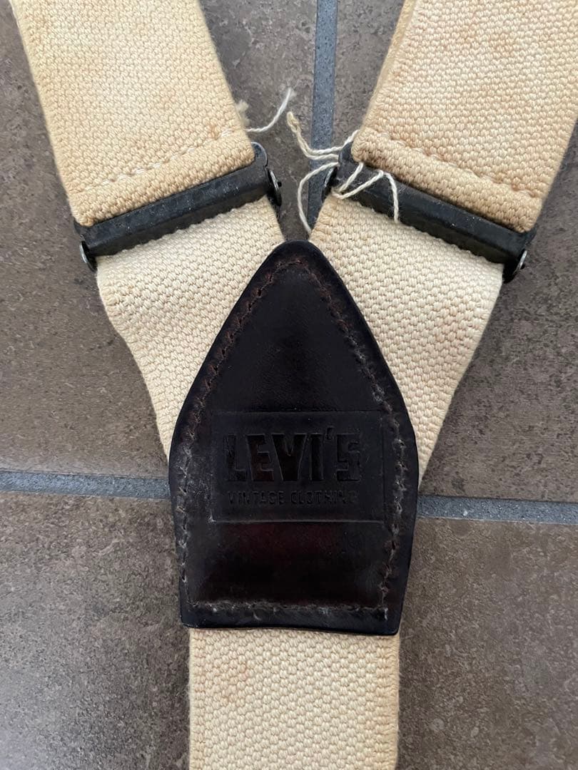 Levi's Vintage Clothing レザーコンビサスペンダー