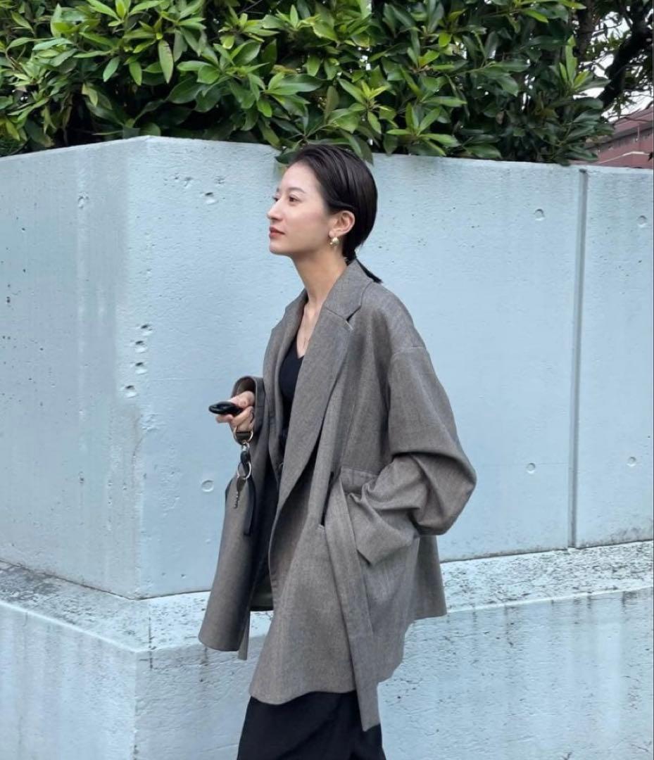 CLANE 2WAY BELT TAILORED JACKET サイズ2