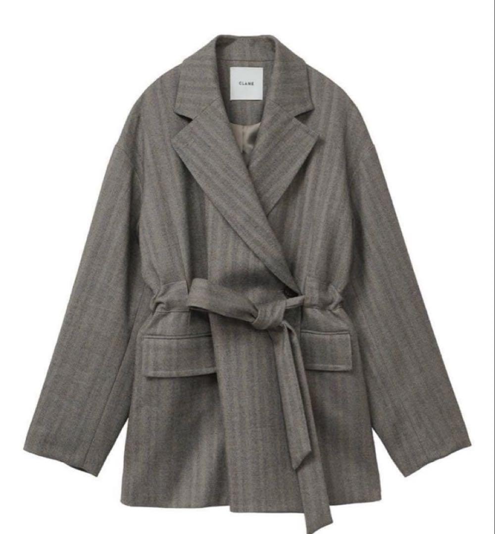 CLANE 2WAY BELT TAILORED JACKET サイズ2