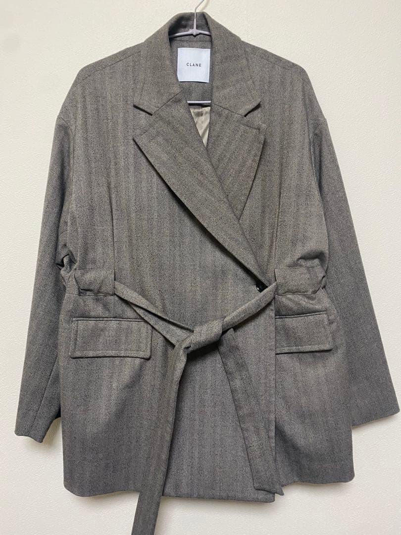 CLANE 2WAY BELT TAILORED JACKET サイズ2