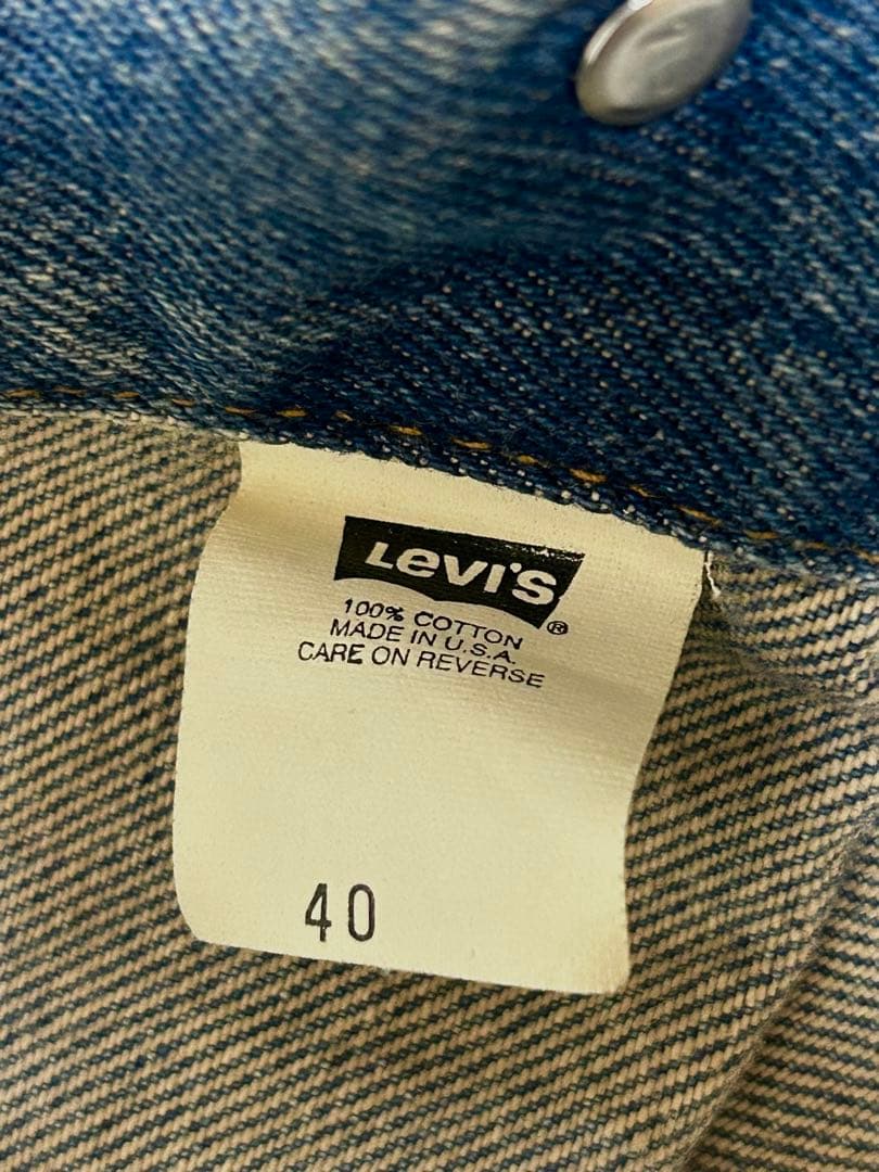 90s Levi's 70505 USA製 40 デニムジャケット 4th