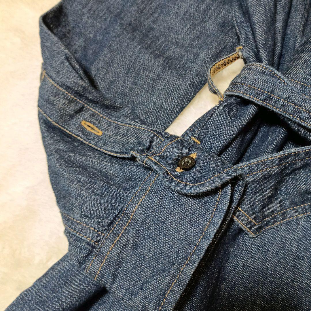 ラルフローレン　ロング　デニムワンピース　ベルト　長袖