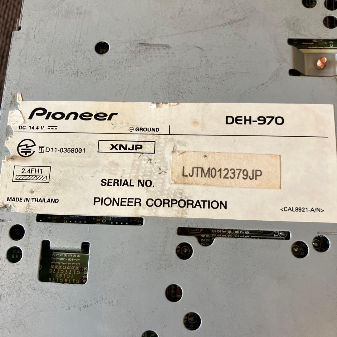 Pioneer DEH-970 カーオーディオヘッドユニット