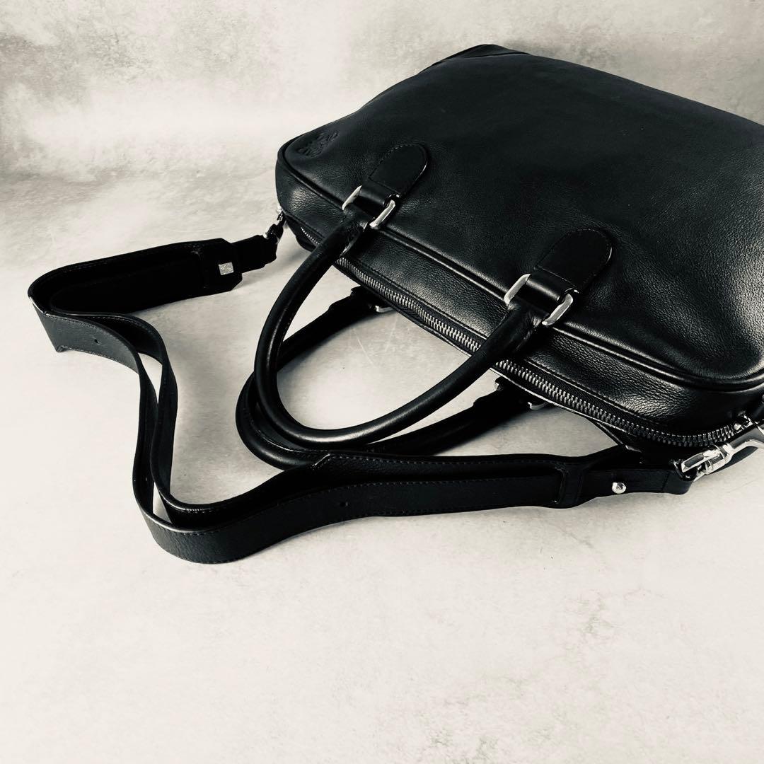 【美品】LOEWE ロエベ アマソナ ボストンバッグ ショルダーバッグ レザー