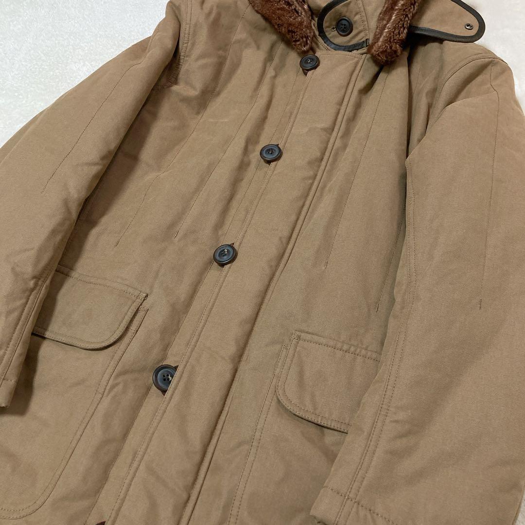 【美品】HUGO BOSS ヒューゴ ボス 裏ボア フード モッズコート 50