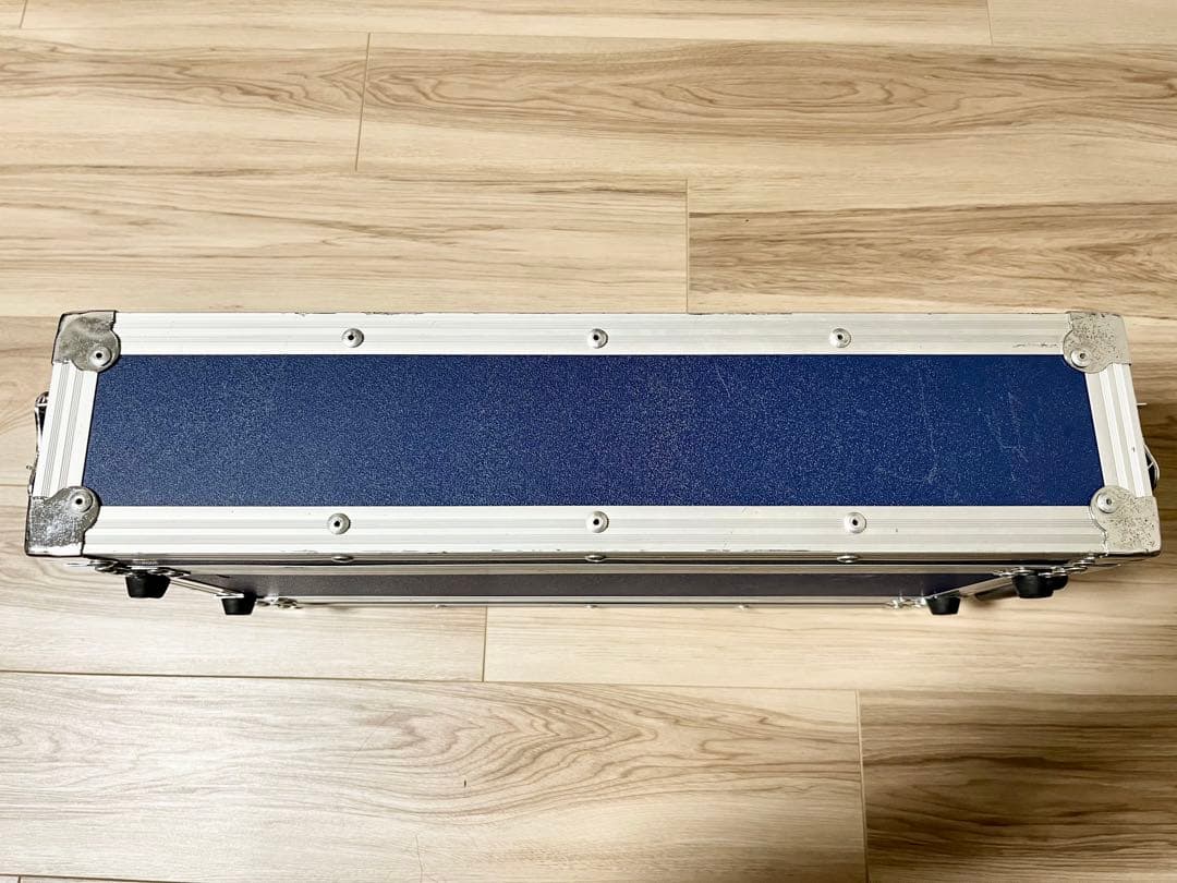 ラックケース 2U ショート・ハーフサイズ　ブルー・青色