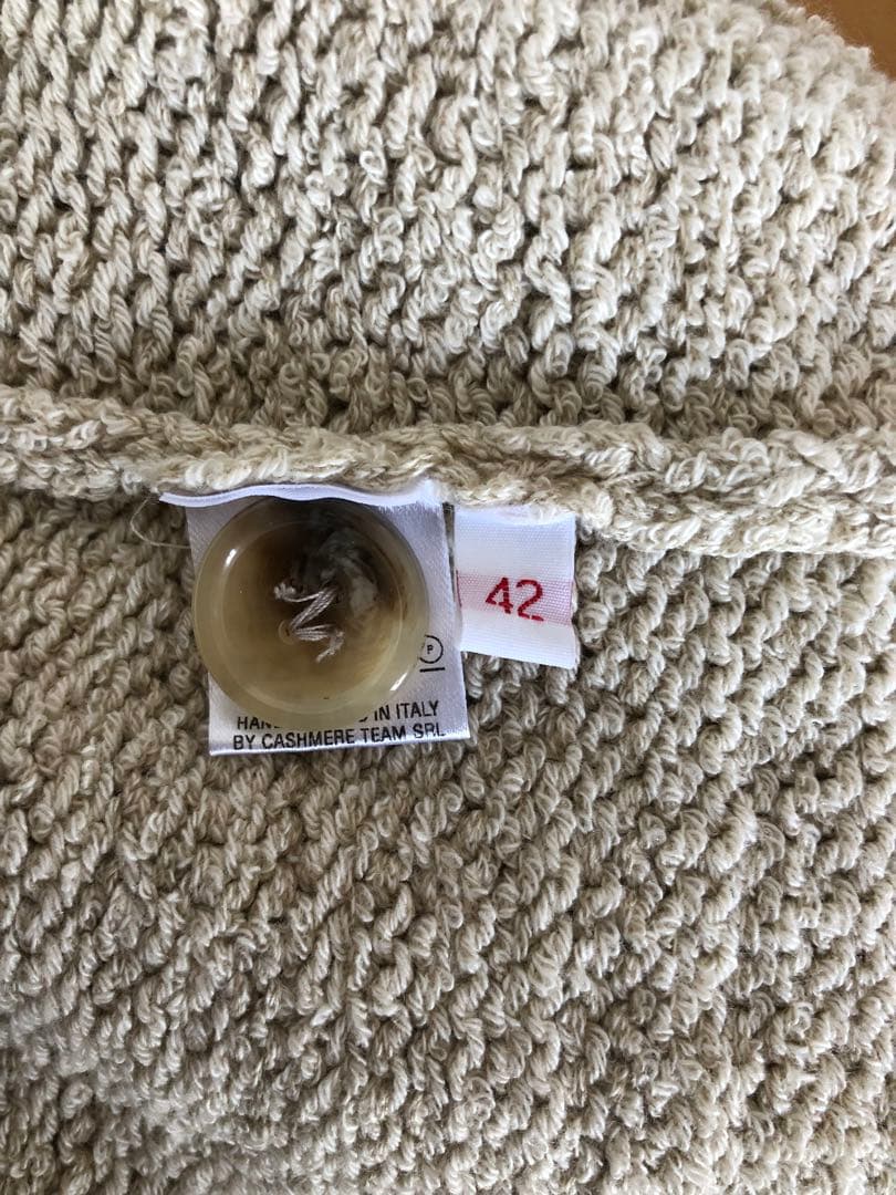 settefili cashmere カシミヤ　ニット　コットン　サイズ42