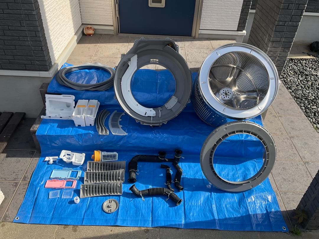 【分解洗浄済み】2024年10月購入日立ドラム式洗濯機 BD-SX120HR