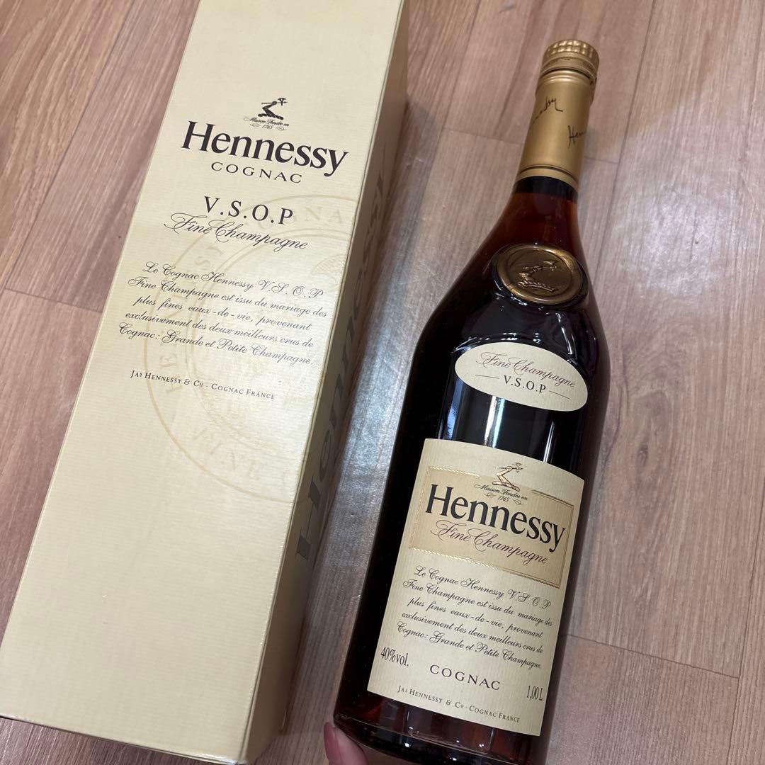 未開栓ヘネシー VSOP スリムボトル 1.00L 40% Hennessy
