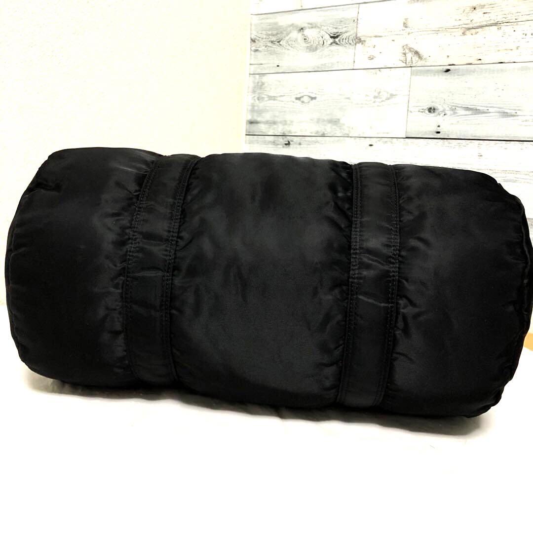 美品✨廃盤 ポーター タンカー ボストンバッグ ダッフル 2way ブラック