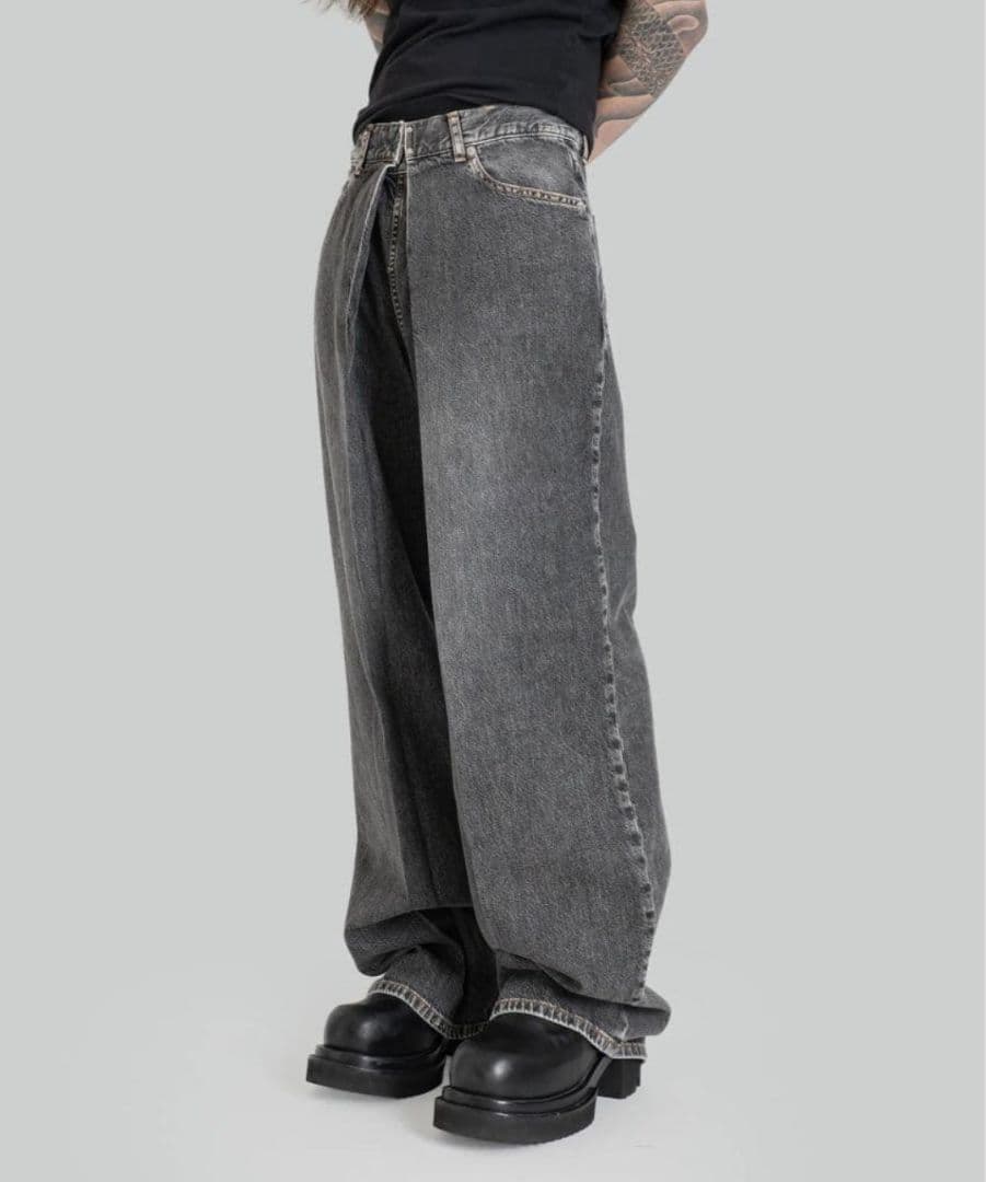 JOHN LAWRENCE SULLIVAN ワイドデニムパンツ