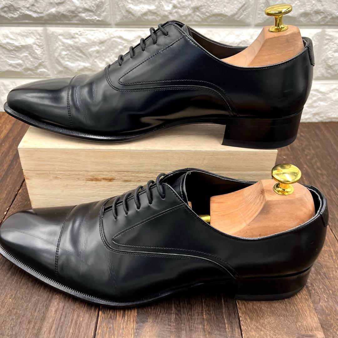 t　リーガル　ストレートチップ　725R　ブラック　黒　24.5㎝