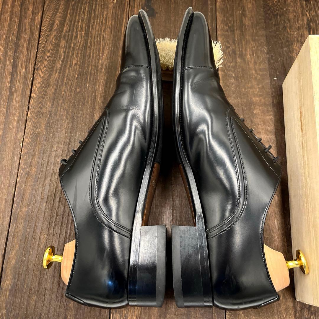 t　リーガル　ストレートチップ　725R　ブラック　黒　24.5㎝