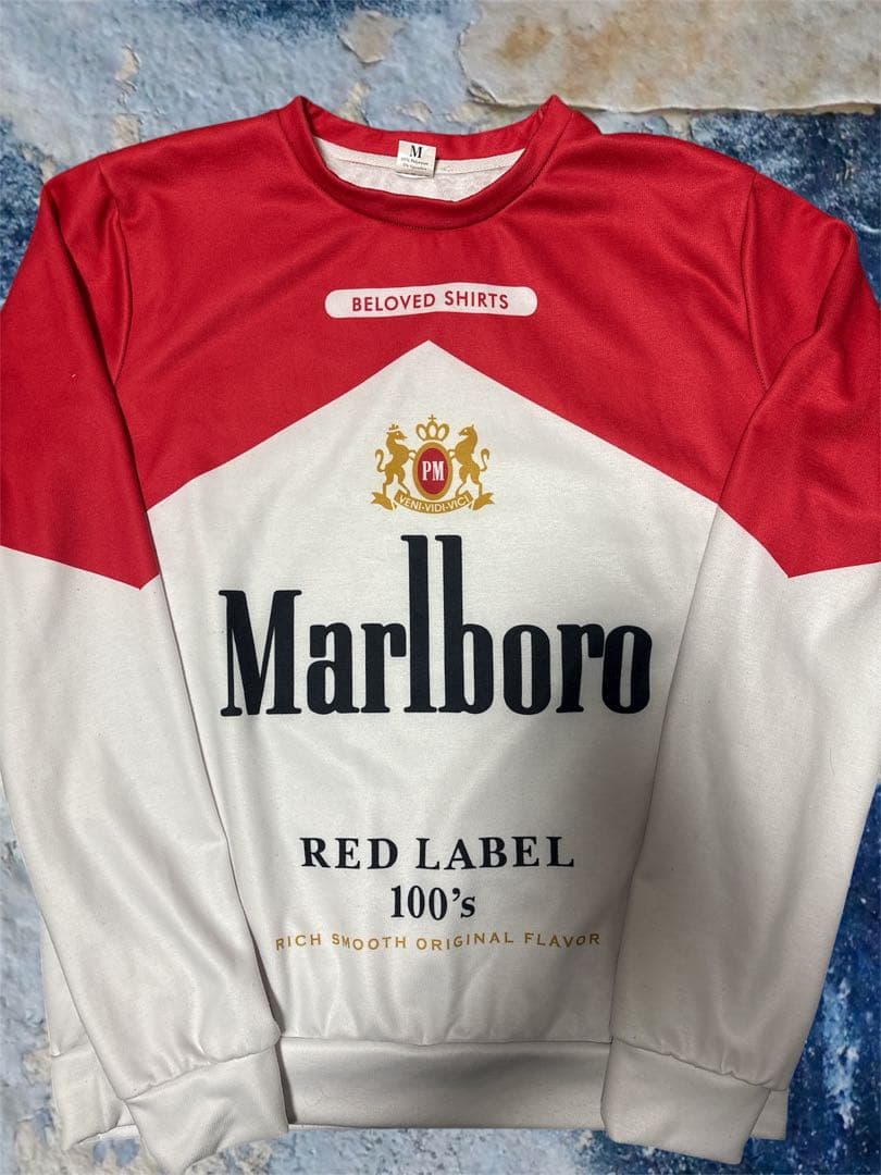 Marlboro Medium クルーネック 　 　　　　スウェット ホワイト