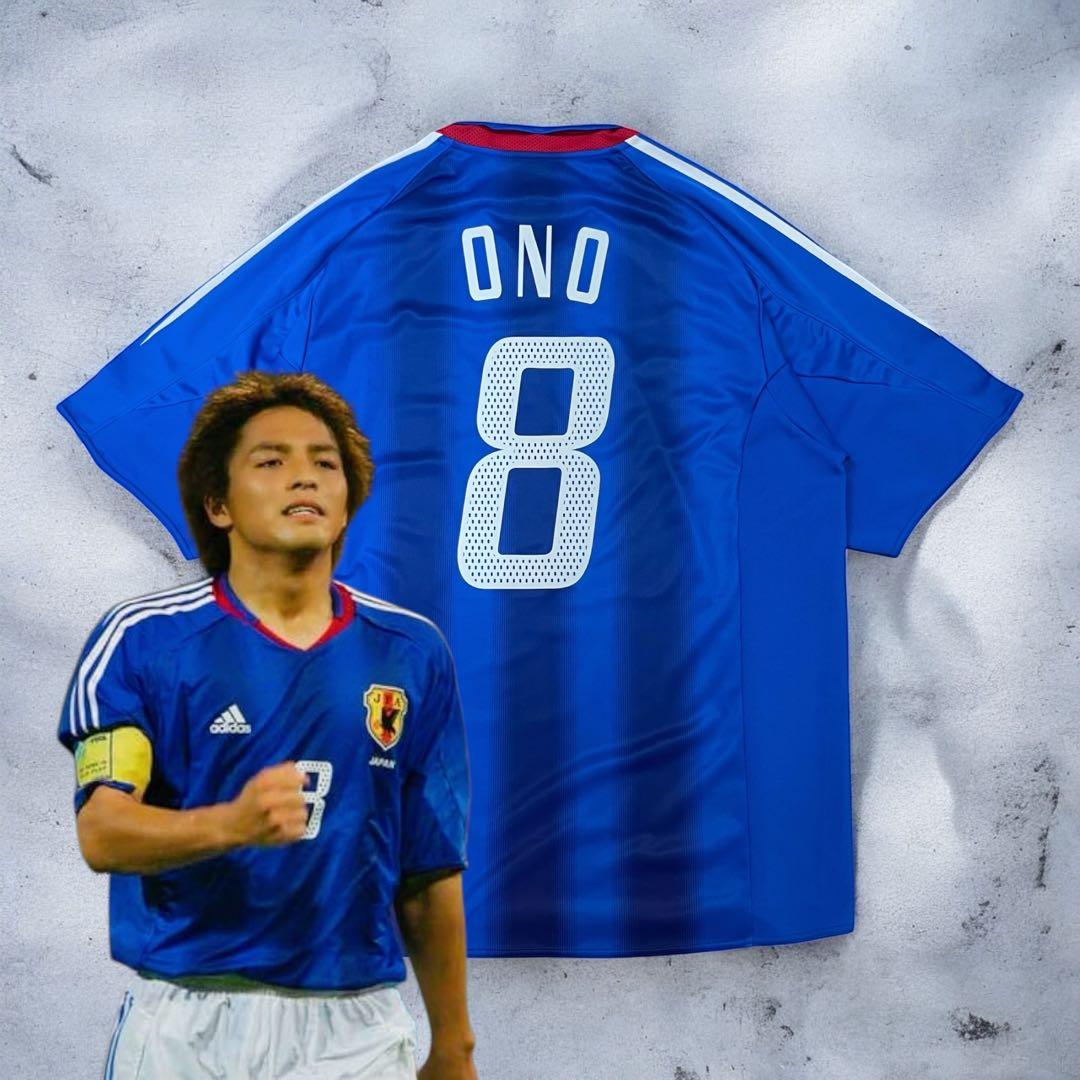 【入手困難】04 アテネ五輪 日本代表 ユニフォーム #8 小野伸二 アディダス