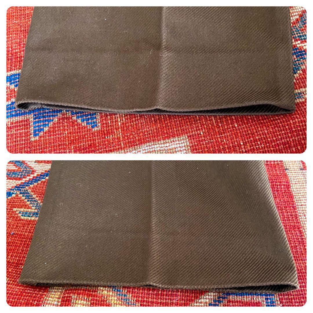 ブラームス broken cloth curve front slacks