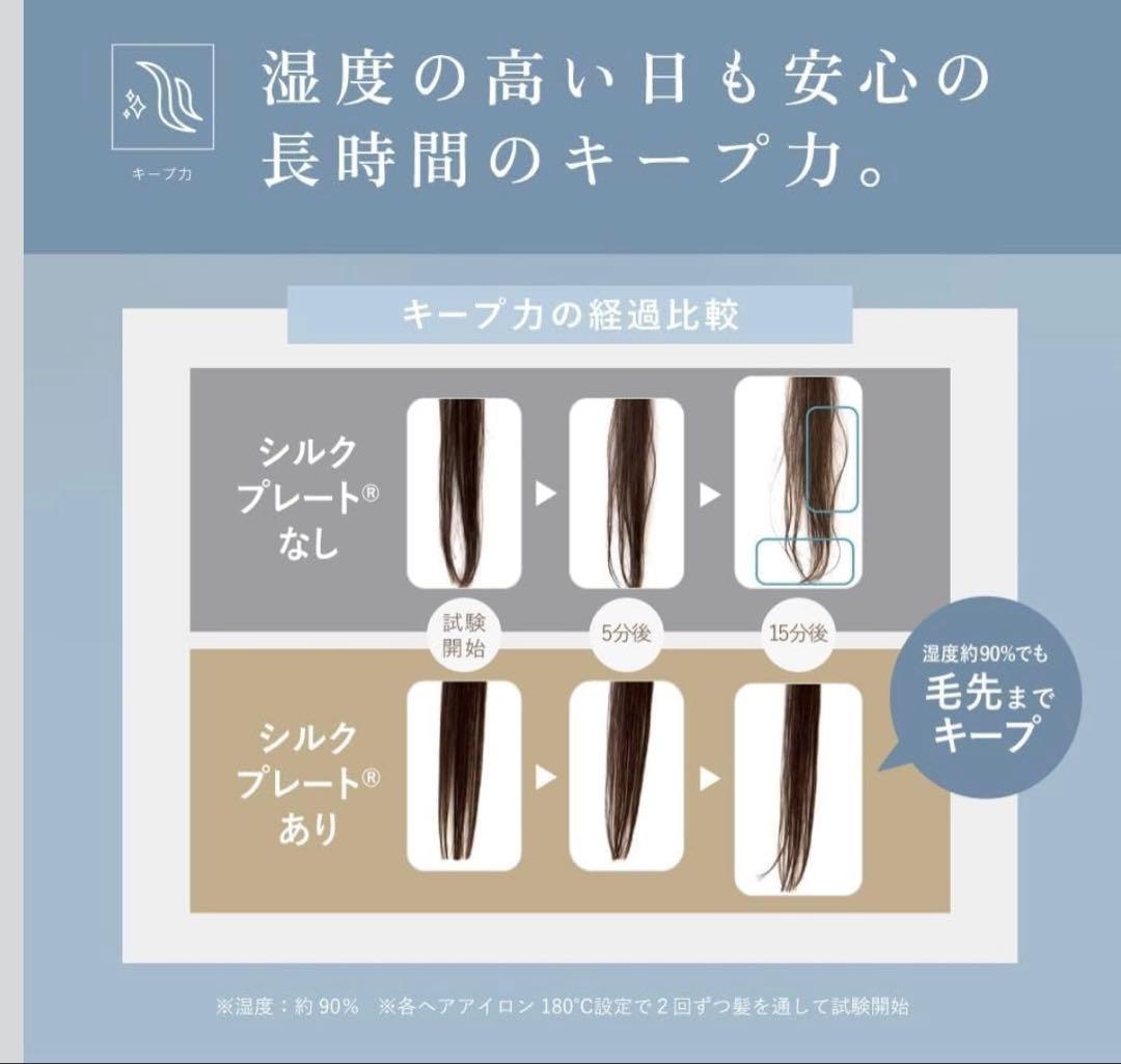 KINUJO ストレートヘアアイロン ホワイト　箱付き