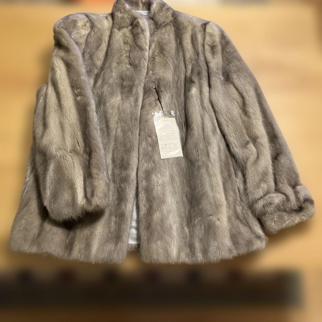 サファイアミンクハーフコート