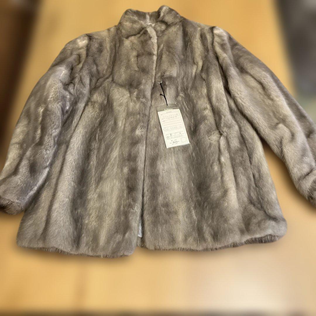 サファイアミンクハーフコート