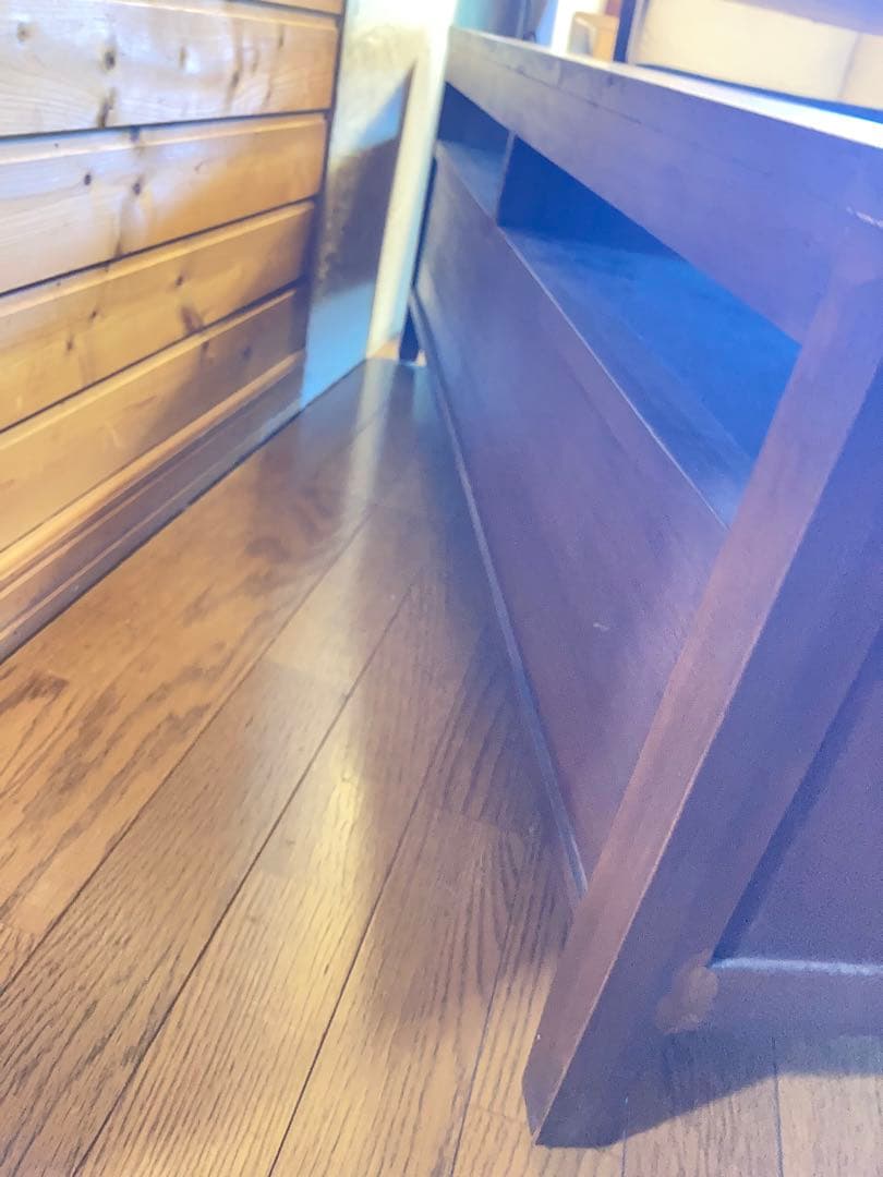 ダークブラウン 木製 テレビ台 引き出し