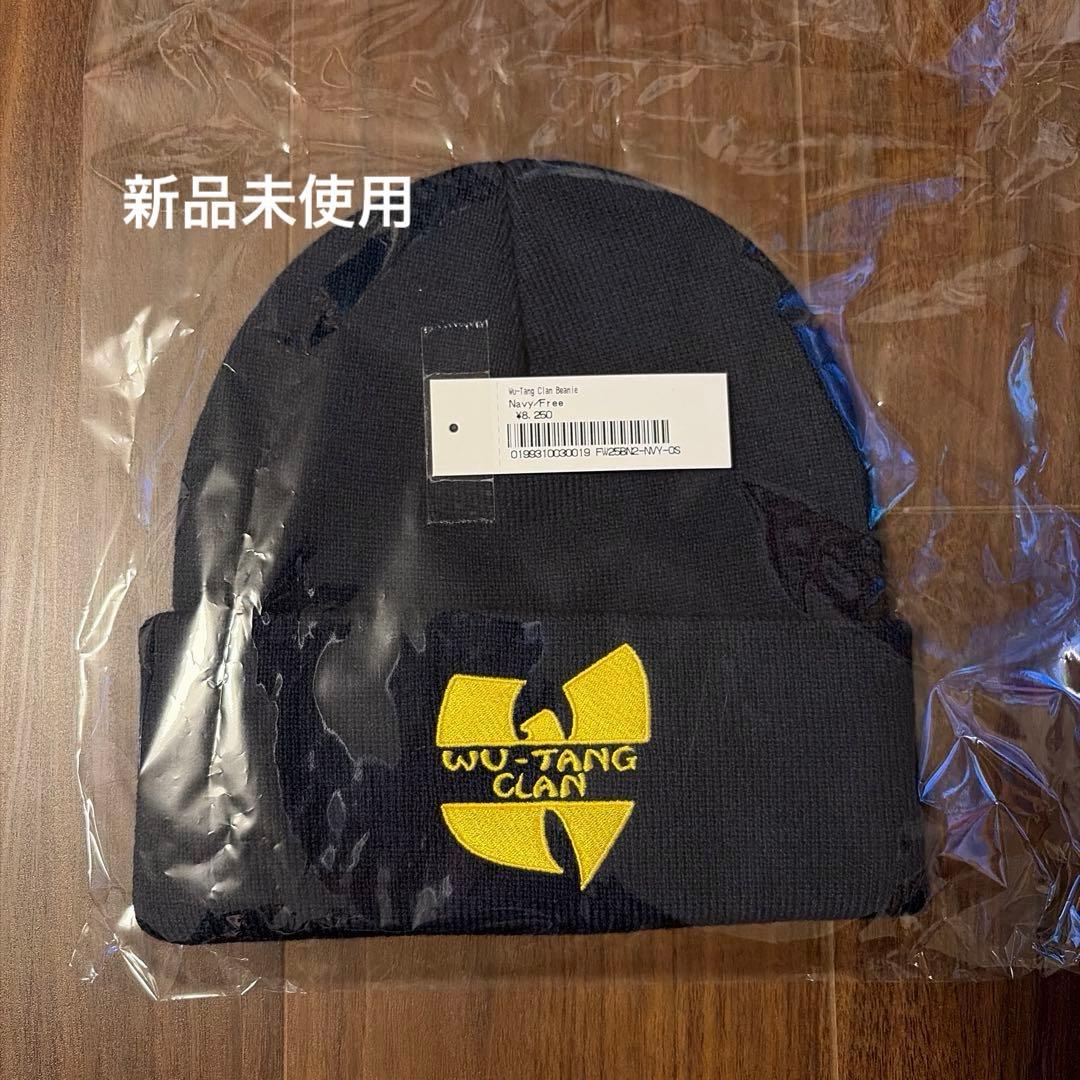 新品Supreme x Wu-Tang Clan Beanie Navy