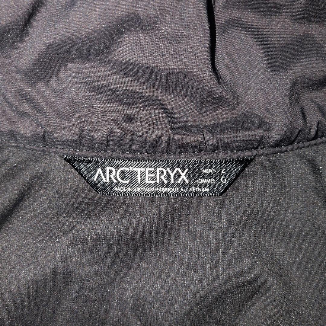 Arc'teryx 中綿ベスト ブラック　Ｌサイズ