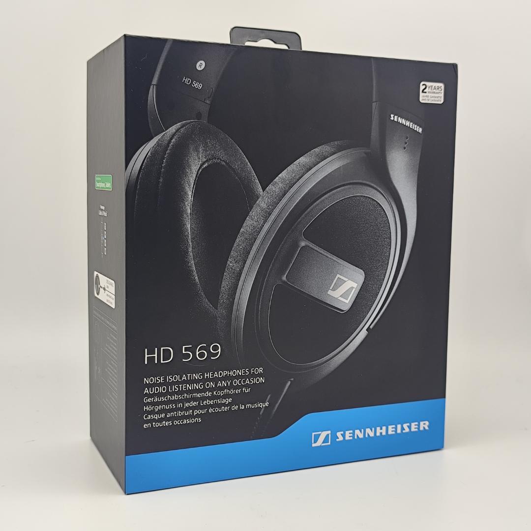 Sennheiser HD 569 密閉型 オーバーイヤー ヘッドホン ブラック