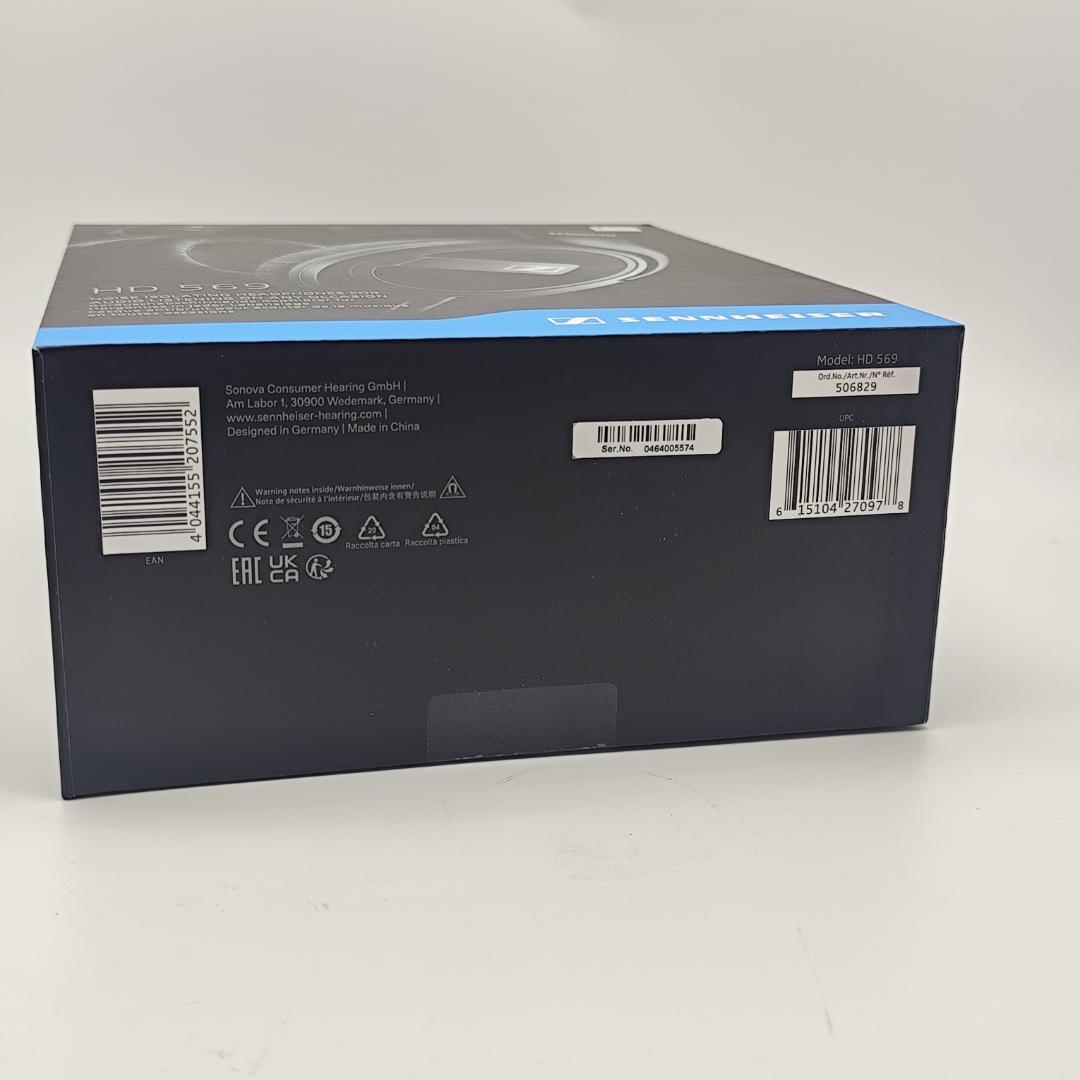 Sennheiser HD 569 密閉型 オーバーイヤー ヘッドホン ブラック